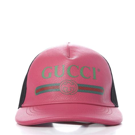 gucci print sylvie baseball hat|GUCCI Canvas Textured Calfskin Sylvie Stripe Logo Baseball .